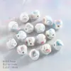 Cuentas Cerámicas Lindas Estilo Japonés con Salpicaduras de Tinta y Baño de Color Material para Manualidades DIY Cuentas para Pulsera Cuentas Sueltas Cadena para Teléfono Accesorios para Ropa