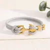 Pulsera de Cuerda Ajustable Tejida a Mano Estilo Milán con Ancla Nueva de Acero Inoxidable Transfronteriza Europea y Americana Pulsera de Cuerda para Mano Ajustable Pulsera de Joyería para Hombres y Mujeres