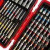Destornillador eléctrico de caja mágica arcoíris de 83 piezas, juego de cabeza hexagonal, taladro manual cruzado, destornillador eléctrico de cabeza por lotes