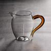 Vidrio de Borosilicato Grueso Transparente Mango de Color Águila Pato Pingüino Exquisito Divisor de Té Taza Justa Taza Gongdao Té Kung Fu