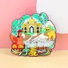 Imanes de Refrigerador Culturales y Creativos de Goma Suave de PVC Personalizados para Atracciones Arquitectónicas y Souvenirs Turísticos de Chengdu y Xi'An