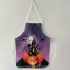 Nuevo Delantal de Halloween Transfronterizo Festival de Fantasmas Delantal de Mancha de Sangre Falsa Delantal de Huella de Mano Sangrienta Accesorios para Actuaciones de Máscaras Delantal a Prueba de Aceite