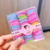 Banda de goma para niños en caja, cuerda para la cabeza para niños, banda para el cabello para niñas, banda de goma para niñas, el cabello del bebé no lastima el pulgar