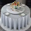 Mantel de Hotel Impermeable, Resistente al Aceite, Resistente al Calor, Mantel sin Lavado, Mantel Individual para Mesa de Comedor, Mesa Redonda Grande de Restaurante, Mantel Especial para Mesa de Banquete de Hotel