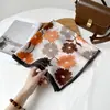Bufanda de Algodón Lino Seda Espiga de Moda y Versátil con Estampado de Cadena de Alta Gama, Bufanda Decorativa para Cuello, Bufanda para Mujer al por Mayor