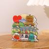 Imanes para Refrigerador de la Ciudad de Ningxia Imanes Magnéticos Personalizados Souvenirs Turísticos Culturales y Creativos Imanes Metálicos para Refrigerador