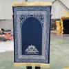 Alfombra para el Hogar Estilo Étnico, Fácil de Cuidar, Felpudo de Cristal Terciopelo Estampado, Alfombrilla de Rodillas para Rezar con Borlas Doble Cara, Muebles para el Hogar al por Mayor