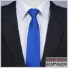 Corbata con cremallera para hombre Vestir Negocios Nudo sin nudos Azul Rayas Fácil de tirar Trabajo Ropa de trabajo Ancho