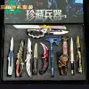 Ratón Ejecutar Cuchillo Juego Periférico Polaris Telescópico Bidireccional Modelo de Metal Mejorado Ratón Ejecutar Cuchillo Juguete Regalo
