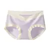 7A Algodão para Bebê Roupa Íntima para Gestantes Cintura Baixa Pré-gravidez Meio/Fim Pós-parto Algodão Puro Virilha Antibacteriana Suporte Abdominal Roupa Íntima Feminina