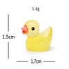 Novo Micro-Paisagismo Criativo Brilha no Escuro Pato Fofo Decoração DIY Acessórios de Sacola Surpresa Mini Enfeites de Mesa