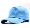 Gorra de Béisbol de Algodón Puro Impresión de Logotipo Personalizado Gorra de Béisbol Bordada Publicidad Sombrero de Voluntario Visera de Lengua de Pato Stock Listo