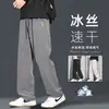 2026 Marca de Moda Nueva Primavera Pantalones Casuales Rectos Sueltos para Hombre Pantalones de Pierna Ancha Pantalones de Verano para Hombre Primavera y Otoño