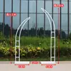 Decoración de Boda Personalizada Arco con Forma de Cuerno de Hierro Soporte de Fondo Accesorios de Boda Propuesta Arco de Cuerno de Hierro Soporte para Flores