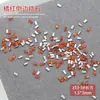 Atacado Âmbar Caramelo Mini Zircônia Plana Joia para Unhas Laranja Maillard Marquise Gota d'Água Decoração para Nail Art