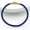 Zhoujia mesmo estilo fivela cabo de aço 3mm aço inoxidável banhado a ouro pulseira vestível ouro duro DIY acessórios de joalheria corda