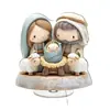Nuevos adornos planos acrílicos temáticos de bebé transfronterizos, perfectos para decoraciones navideñas y como regalos.
