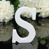 27 letras de 8 cm de alto, adornos de letras inglesas de madera blanca y accesorios para decoración del hogar, bodas, fotografía &-S