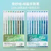 Set Completo de Bolígrafos Azules de Frutas para Diario 99/135/234 Colores Bolígrafos de Colores Morandi para Estudiantes Transfronterizos, Especiales para Tomar Notas y Dibujar