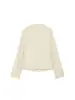 Chaqueta blazer PB&ZA de moda europea y americana para mujer, elegante, con botones decorados, de manga larga, corte ajustado, color liso, en beige y rojo