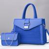 Nova Bolsa Feminina Design Luxo Leve Exquisita Bolsa de Alto Padrão Duas Peças Grande Capacidade Bolsa de Mão Plissada bolsas