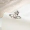 Novo Design Hensen Nicho Alto Padrão Micro-Pavimentado Zircônia Par de Saturno Piercing de Cartilagem Osso da Orelha Unha