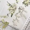 Estilo Antiguo Mazo Deco 01 Estampado en Caliente Bambú Hoja de Arce Palabras cero Diario Cinta Washi Lino Fluido Material Liso Pegatinas Decorativas