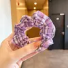 Elástico de Cabelo Doce e Cremoso para Mulheres, Estilo Coreano, Corda de Cabelo de Renda de Alta Qualidade, Acessório de Cabelo para Rabo de Cavalo Baixo, Elástico de Cabelo Versátil para a Parte de Trás da Cabeça