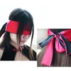 Paquete Divertido SM Máscara de Seda para Ojos con Cinta Paquete para Coqueteo Manual Antifaz Negro Rojo para Oscurecer Suministros del Paquete Divertido