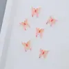Joias Coloridas Pintadas Artificiais Luminous Butterfly para Nail Art DIY Diamante Fluorescente para Unha Acessórios de Presilha de Cabelo para Unha Usáveis Brincos