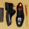 Zapatos de cuero para hombre con aumento de altura, estilo de negocios, suela gruesa, parte superior de cuero suave, adecuados para el trabajo, vestimenta casual formal, talla grande, zapatos de hombre estilo británico
