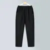 Calças cropped para mulheres de meia-idade e idosas, novas roupas de primavera para mulheres de meia-idade, roupas de verão para mães de 40-50-60 anos, calças casuais