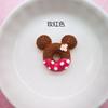 Material para Case de Celular DIY Resina Simulada Acessórios Cabeça do Mickey Acessórios de Garfo Colher Rosquinha