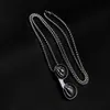 Collar de acero de titanio para Otoño e Invierno cadena de suéter animal mismo estilo para hombres y mujeres mezcla y combina personalidad moda moderna joyería versátil simple