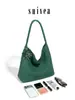 Bolsa tejida de terciopelo popular transfronteriza con diseño de nicho, bolsa de hombro tipo tote de gran capacidad, bolsa de cubo de hombro de alta gama vintage