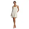 Vestido de Diseño Minimalista Cuadrado sin Mangas para Sitio Web Independiente Transfronterizo Europeo y Americano con Estilo Atemporal Sencillo y Elegante