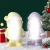 Molde de Silicona para Velas de Papá Noel, Molde de Yeso de Dibujos Animados 3D para Aromaterapia, Molde DIY para Velas de Navidad