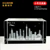 Torre de Guangzhou Souvenirs de Cristal Esculpido Grupo de Edifícios Marcos Criativos Enfeites Madeira Sólida Luminoso Viagem Presentes de Mão