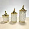 Frasco de almacenamiento estilo europeoFrasco de almacenamiento de lujo ligeroFrasco para té, snacks, dulcesFrasco de plástico sellado