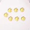 Modelo de Peixe-Palhaço da Moda Decorações de Arte para Unhas Desenho Animado que Brilha no Escuro Pequenos Acessórios de Resina Brincos DIY Decorações de Unhas