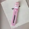 Cuchillo de utilidad creativo portátil de oso de dibujos animados para estudiantes de primaria, cuchillo especial para cortar papel para manualidades, suministros de oficina, cuchillo de utilidad al por mayor