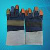 Guantes de Soldadura Doble Capa Pvc Denim Engrosado Imitación Cuero Engrosado Aislante de Calor Guantes al Por Mayor Soldadura Resistente a Altas Temperaturas Soldadura por Arco