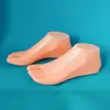 Modelo de tênis feminino baixo meias invisíveis meias finas meias de tornozelo modelo de pé meias de salto baixo modelo de sapato sandálias cabide de meias suporte para sapato suporte para sapato