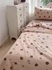 2026 Nuevo Estilo Hilo de Pompón Encaje Negro Pequeño Colcha de Verano, Colcha Refrescante de Verano, Colcha de Aire Acondicionado Juego de Cuatro Piezas