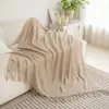 Manta para Sofá, Lujo Ligero Estilo Ins Color Sólido Manta de Aire Acondicionado, Manta de Aire Acondicionado Suave y Amigable con la Piel, Decoración Suave para Sala de Estar y Dormitorio Manta para Siesta