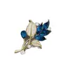 Europeu e Americano Transfronteiriço Planta Flor Haste Elegante Moda Orquídea Design de Nicho Versátil Moda Terno Broche Decorativo