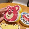 Estropajo de Fresa con Dibujo de Winnie the Pooh, Paño de Cocina Absorbente para Lavar Platos y Ollas