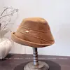 Sombrero de Cubo de Patchwork Simple de Tres Piezas para Mujer, Nuevo Sombrero de Tela Cálida Versátil Retro de Invierno, Sombrero Cloche Protector Solar para Exteriores Moderno