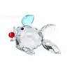Fornecimento Transfronteiriço de Pequenos Peixes Dourados de Vidro de Cristal, um Símbolo de Prosperidade, para Hall de Entrada, Casa e Decoração de Mesa, Presente para o Dia das Crianças