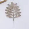 Hojas de Árbol de Hoja de Oro Simulada Hojas Persas Guirnalda de Árbol de Navidad Accesorios de Decoración Hojas de Olivo Hecho a Mano DIY Hojas Simuladas